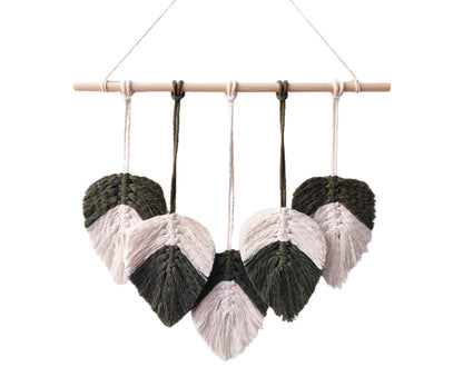 Bohemia Macrame Wall Hanging-Atrovirens V1263-JX-656