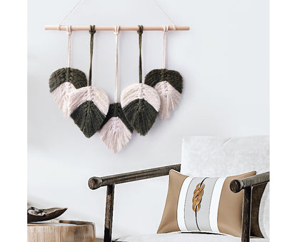 Bohemia Macrame Wall Hanging-Atrovirens V1263-JX-656