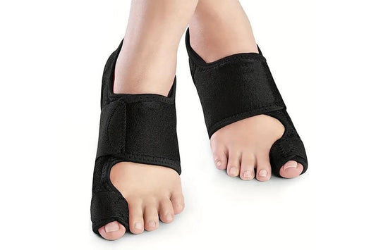 1 Pair Bunion Corrector Adjustable Length Orthopedic Toe Separator for Men and Women V1263-JX-6565