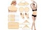 10PCS Castor Oil Pack Wraps Reusable Adjustable Elastic Straps for Neck Shoulder Chest Waist Knee Feet V1263-JX-6566
