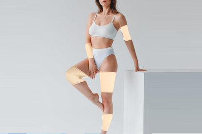 10PCS Castor Oil Pack Wraps Reusable Adjustable Elastic Straps for Neck Shoulder Chest Waist Knee Feet V1263-JX-6566