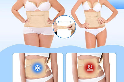 10PCS Castor Oil Pack Wraps Reusable Adjustable Elastic Straps for Neck Shoulder Chest Waist Knee Feet V1263-JX-6566
