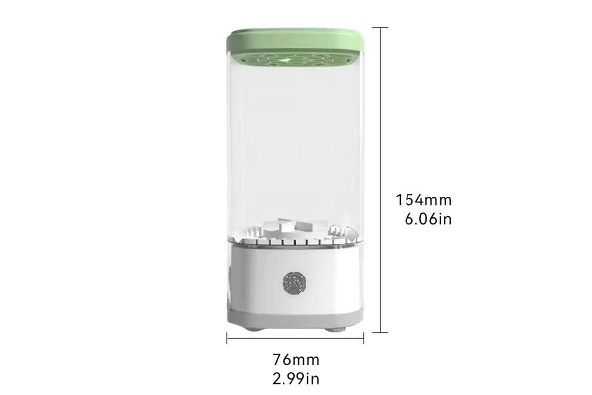 Electric Makeup Brush Cleaner and Dryer Machine Automatic Brush Super Fast Cleaning Tool -White V1263-JX-6567-2