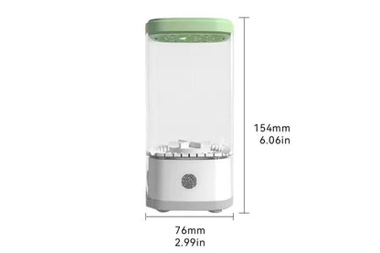 Electric Makeup Brush Cleaner and Dryer Machine Automatic Brush Super Fast Cleaning Tool -White V1263-JX-6567-2