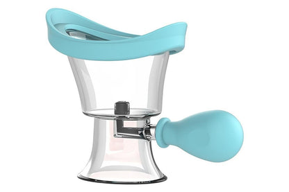 Manual Air Pressure Eye Cleaning Cup Clear Silicone Eye Cup -Blue V1263-JX-6569-1