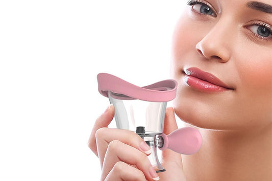 Manual Air Pressure Eye Cleaning Cup Clear Silicone Eye Cup -Pink V1263-JX-6569-2