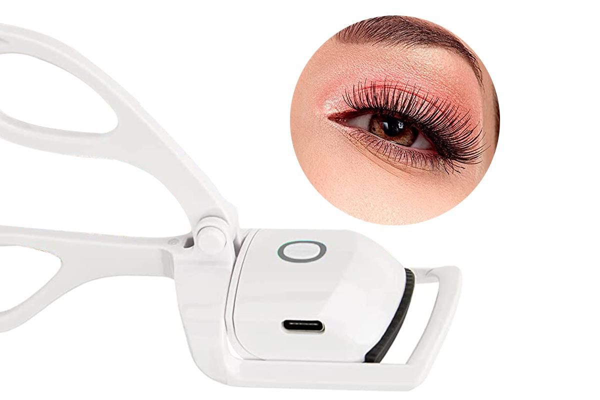 USB Rechargeable Electric Heated Curling Eyelash Tool Eyelash Curler V1263-JX-6570