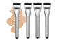 4 Pack Flat Foundation Brush Straight Head Makeup Brush for Liquid Foundation Face Mask V1263-JX-6572