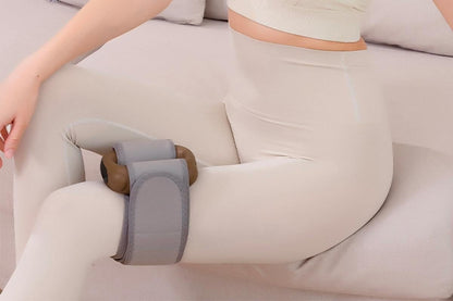 Deep Tissue Percussion Muscle Massage with Heat Adjustable Intensity and Speed Pain Relief - Brown V1263-JX-6585-2