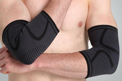 2Pcs Elbow Brace for Tendonitis Elbow Compression Support Sleeve for Golfers Pain Relief for Workout V1263-JX-6589-1