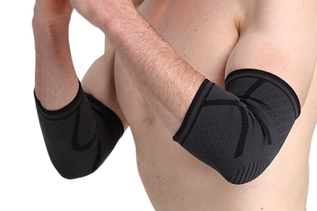 2Pcs Elbow Brace for Tendonitis Elbow Compression Support Sleeve for Golfers Pain Relief for Workout V1263-JX-6589-2