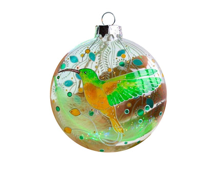 Acrylic Christmas Hummingbird-Green V1263-JX-659