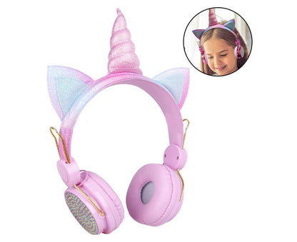 Wireless Headphones - Adjustable Headband - Bluetooth Over On-Ear Headset V1263-JX-66