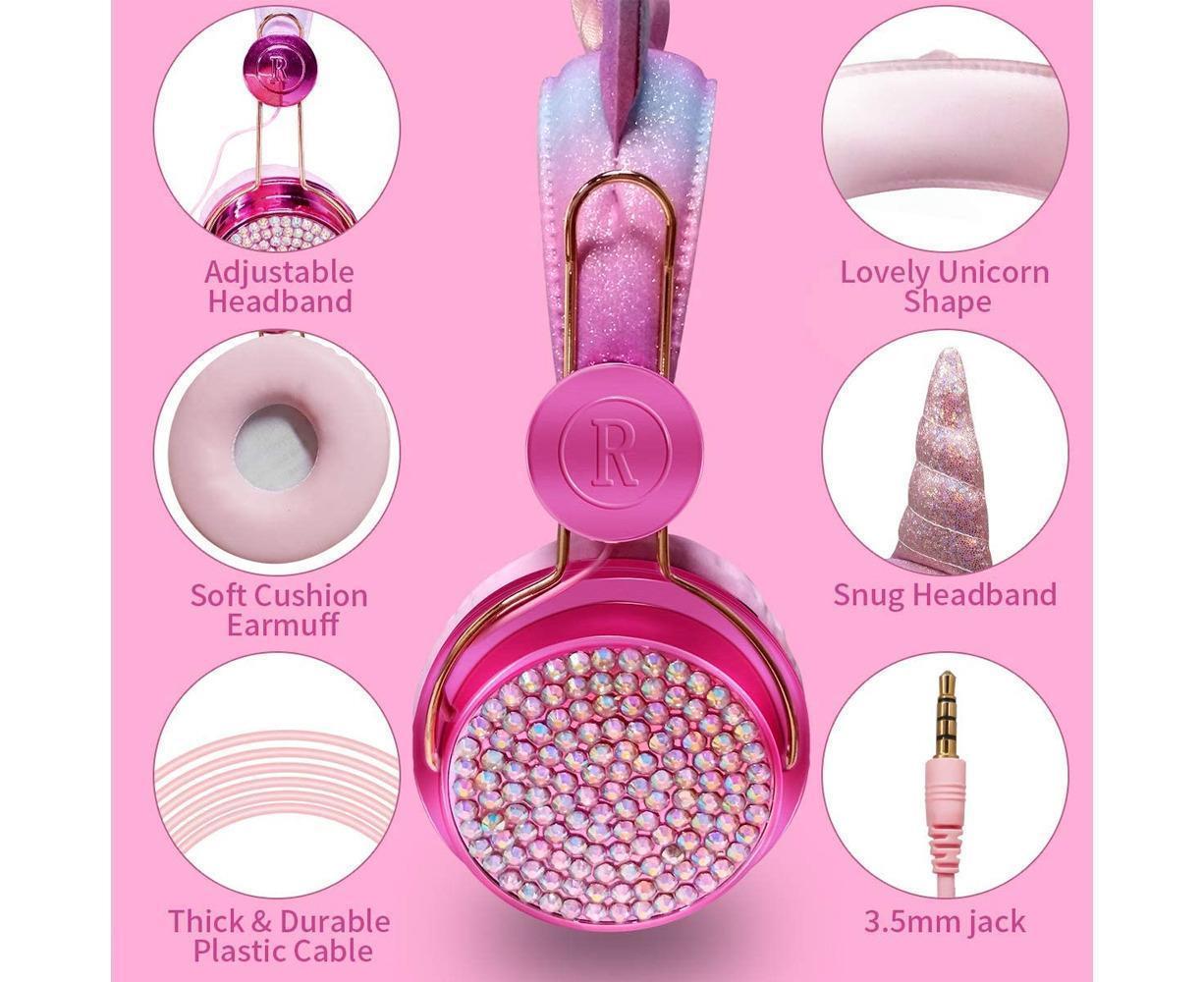 Wireless Headphones - Adjustable Headband - Bluetooth Over On-Ear Headset V1263-JX-66
