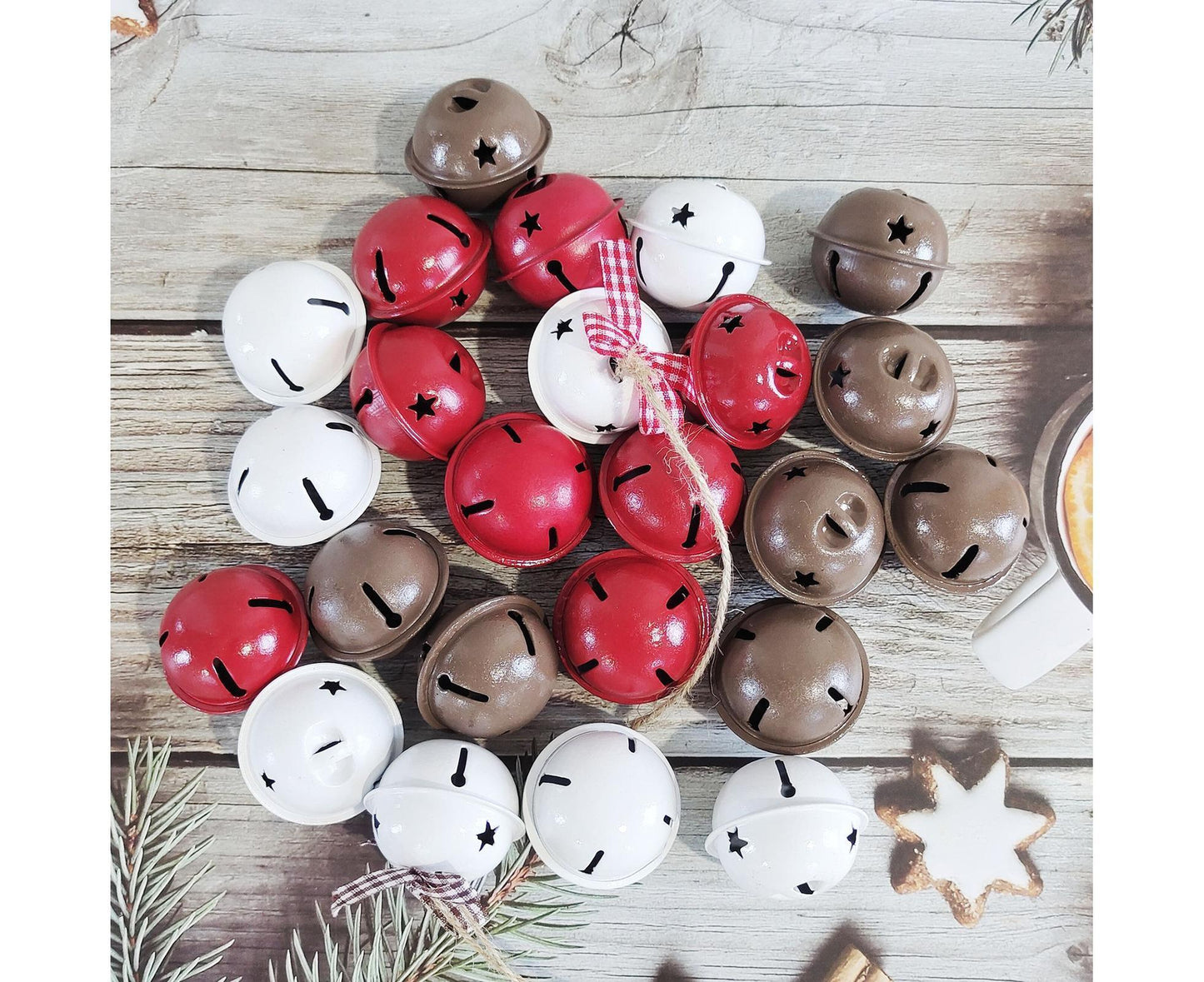 Colorful Xmas Bells-Mix Color V1263-JX-660