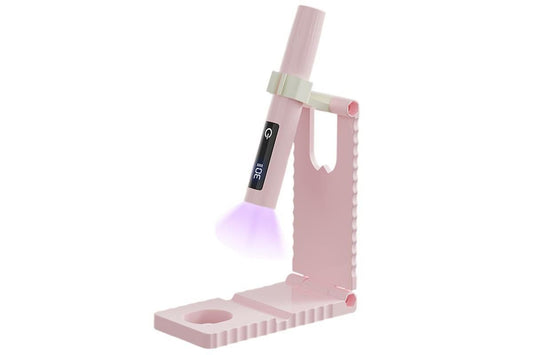 Portable Touch Nail Lamp - Cordless Mini LED Gel Curing UV Light with Timer - Pink V1263-JX-6601-2