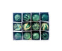 12Pcs 5.5cm Glitter Baubles Balls Christmas Tree Ornament Party Hanging Decor-Green V1263-JX-661