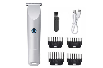 Cordless Hair Clippers for Men Trimmers Set with 4 Guide Combs Rechargeable - White V1263-JX-6611-2