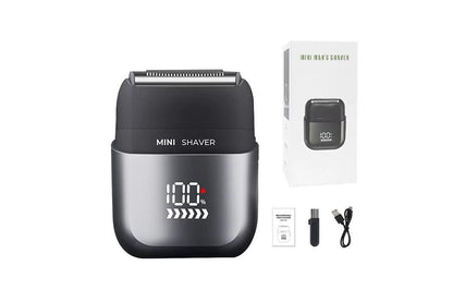 Portable USB Rechargeable Foil Shaver for Men Mini Travel Electric Shaver V1263-JX-6614