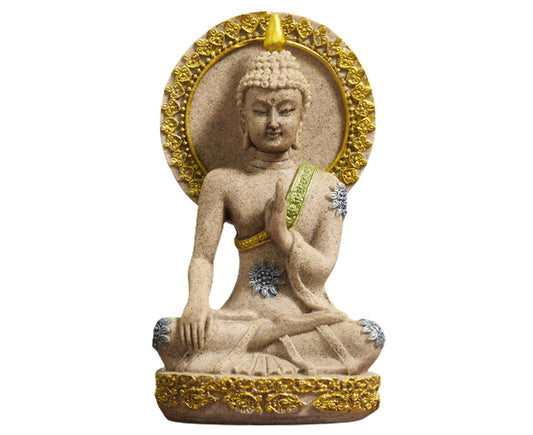 Meditation Buddha Ornament-Golden V1263-JX-663