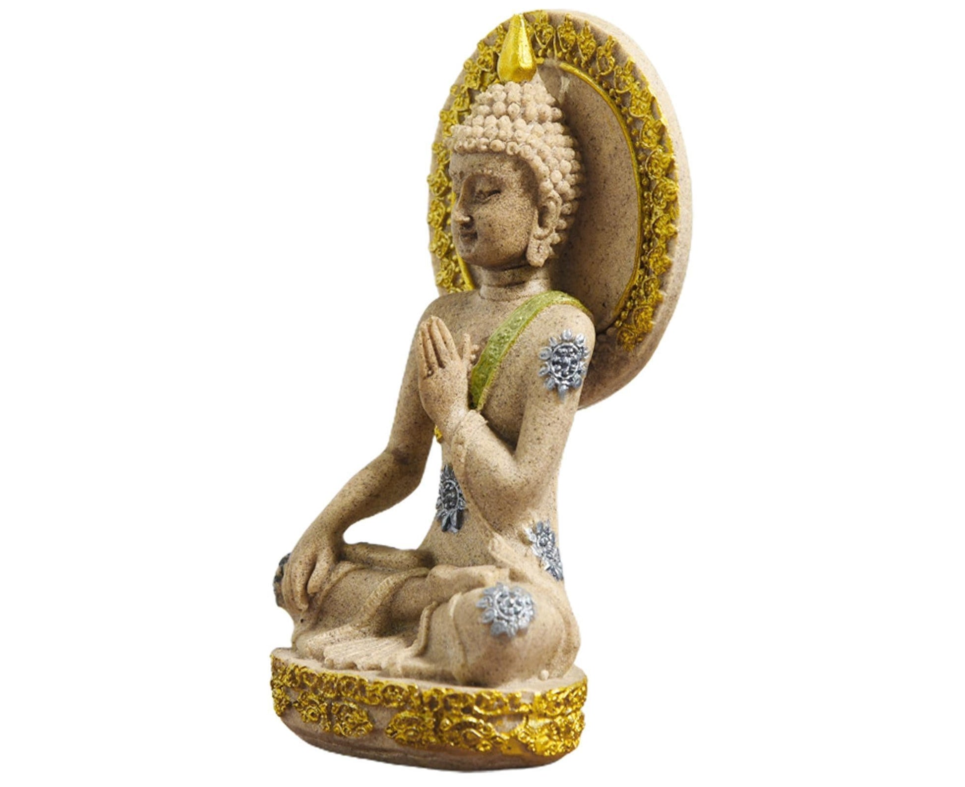 Meditation Buddha Ornament-Golden V1263-JX-663