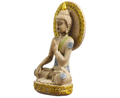 Meditation Buddha Ornament-Golden V1263-JX-663
