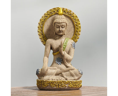 Meditation Buddha Ornament-Golden V1263-JX-663