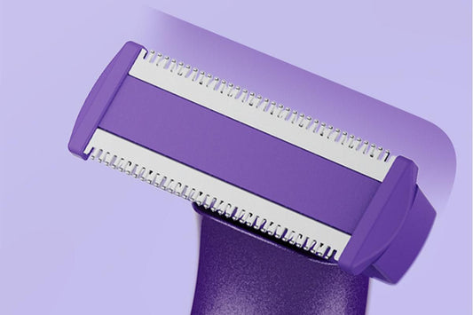 6-in-1 Women Electric Shaver Replaceable Heads for Whole Body Private Epilator Shaving Razor - Purple V1263-JX-6631-1