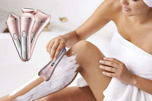 3 in 1 Epilator Electric Razors Kit Electric Shaver for for Women Hair Remover for Face Chin Arm Leg Armpit V1263-JX-6635