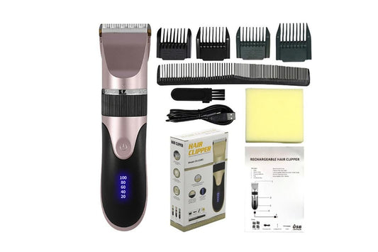 Hair Clippers for Men Professional Cordless Barber Clippers Cutting Mens Hair Trimmer with 4 Guards Mens V1263-JX-6638-1