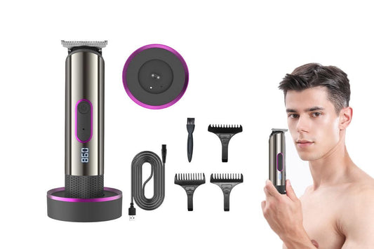 Hair Clipper Kit Cordless Hair Trimmer with 3 Guide Combs Rechargeable Hair Trimming Styling & Grooming Kit V1263-JX-6640