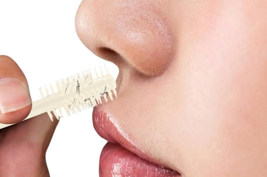 Nose Hair Trimmer for Men Women Double Sided Nose Hair Knife with Nose Picker V1263-JX-6641