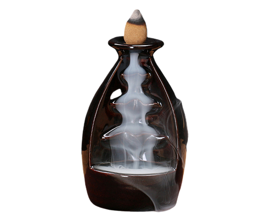 Ceramic Waterfall Backflow Incense Burners Holder Censer Diffuser Home Decor-2# V1263-JX-665