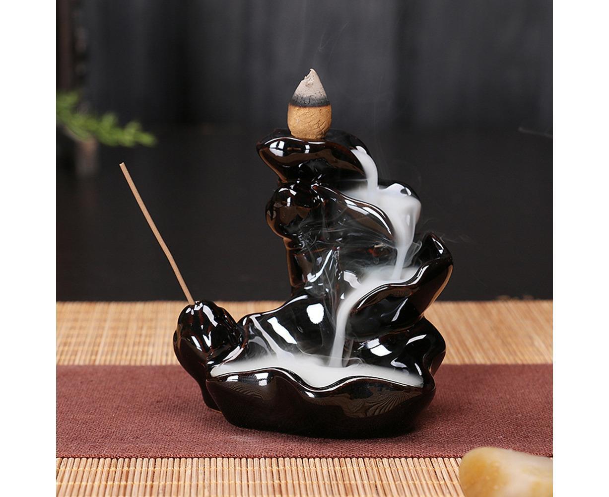 Ceramic Waterfall Backflow Incense Burners Holder Censer Diffuser Home Decor-2# V1263-JX-665