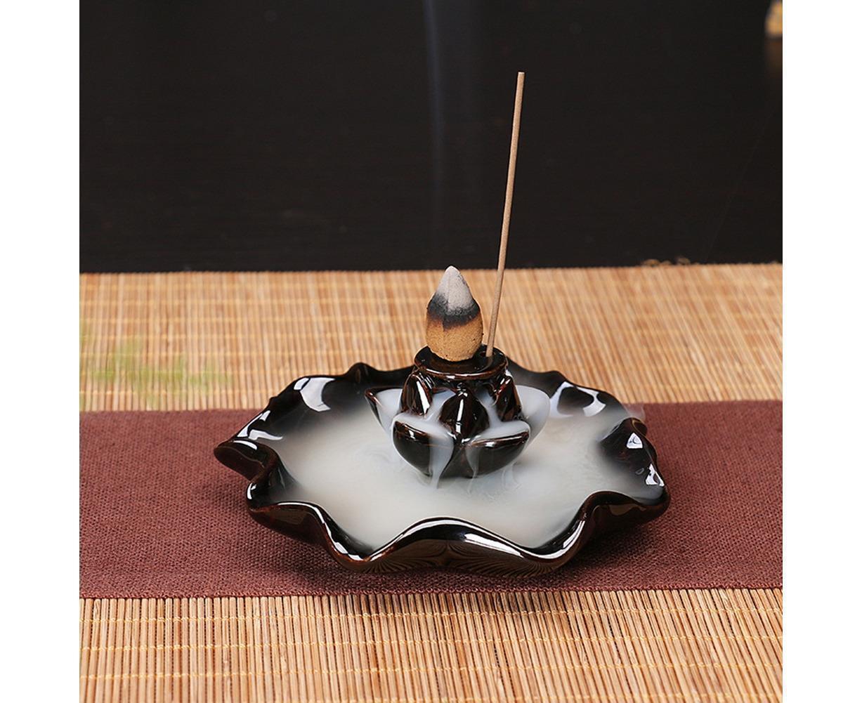 Ceramic Waterfall Backflow Incense Burners Holder Censer Diffuser Home Decor-2# V1263-JX-665