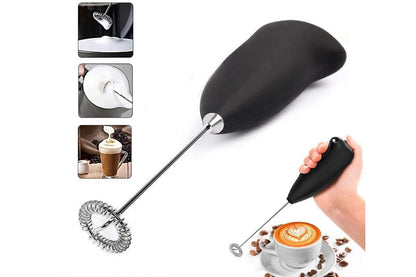Electric Milk Coffee Foamer Frother Egg Beater Whisk Mixer Blender Kitchen Tool V1263-JX-6651