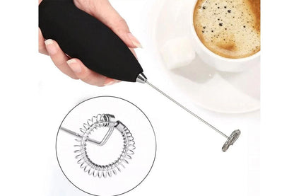 Electric Milk Coffee Foamer Frother Egg Beater Whisk Mixer Blender Kitchen Tool V1263-JX-6651