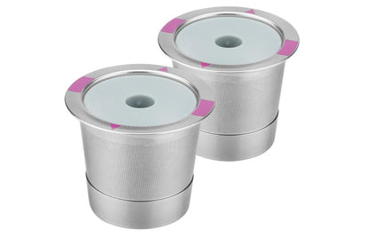 2 PCS Stainless Steel Coffee Filter Pods Compatible With Keurig 1.0 2.0 Reusable K Cups V1263-JX-6652