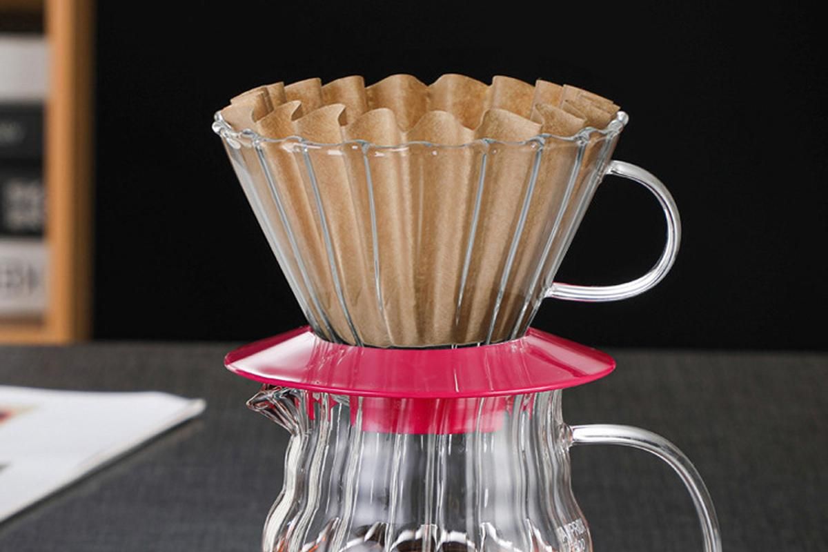 50Pcs Coffee Paper Filters -Brown V1263-JX-6653-1