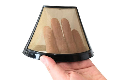 Stainless Steel Reusable Cone Shape Permanent Coffee Filter Mesh Basket 1pc V1263-JX-6654