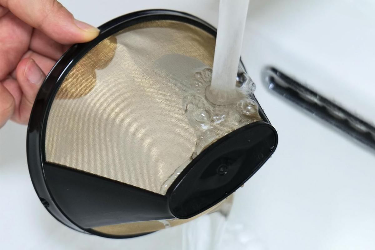 Stainless Steel Reusable Cone Shape Permanent Coffee Filter Mesh Basket 1pc V1263-JX-6654