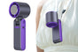 Handheld Portable Fan with Ice Cooler 100-Speed Rechargeable Handheld Fan - Gray V1263-JX-6656-2
