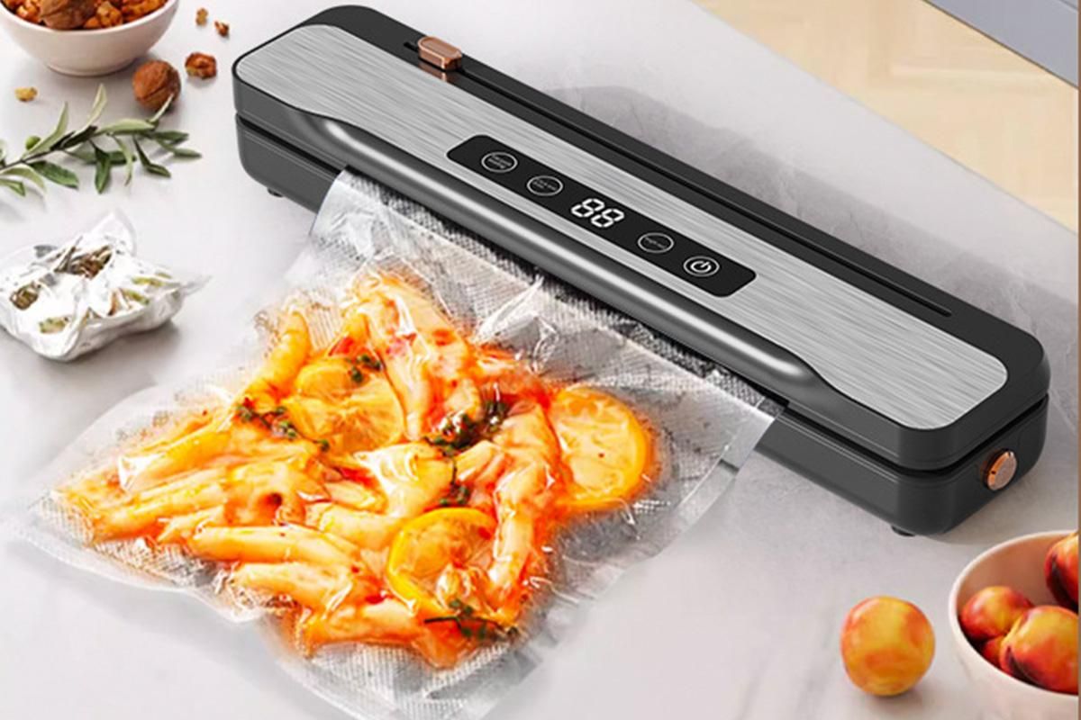 Wet And Dry Dual Use Food Vacuum Sealer Machine With Cutter Device V1263-JX-6659