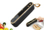 Mini Vacuum Sealer Machine Cordless Food Vacuum Sealer for Freezer Storage Meal Prep - Black V1263-JX-6662-1