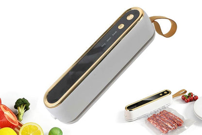 Mini Vacuum Sealer Machine Cordless Food Vacuum Sealer for Freezer Storage Meal Prep - Black V1263-JX-6662-1