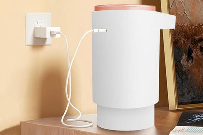 Portable Electric Water Bottle Pump Automatic Dispenser For Home Kitchen Camping - White V1263-JX-6666-1