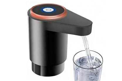 Portable Electric Water Bottle Pump Automatic Dispenser For Home Kitchen Camping - Black V1263-JX-6666-2
