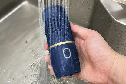 Portable Fruit and Vegetable Cleaning Machine Rechargeable Food Washing Purifier Vegetable Washer -Dark Blue V1263-JX-6667-1