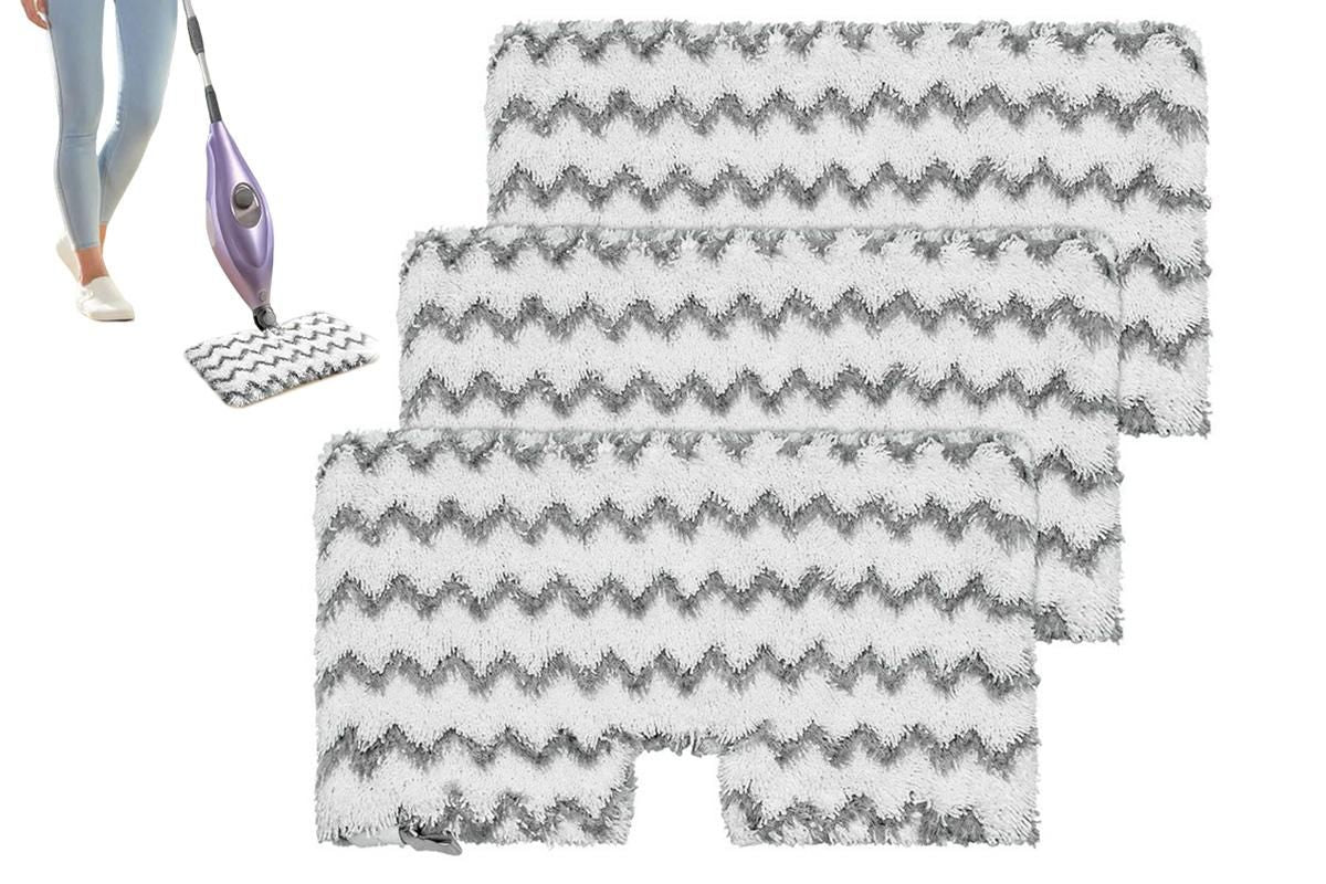 3 Pack Replacement Mop Pads for Shark Steam Pocket S3501 S3550 S3601 Washable V1263-JX-6669