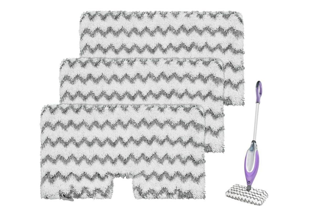 3 Pack Replacement Mop Pads for Shark Steam Pocket S3501 S3550 S3601 Washable V1263-JX-6669